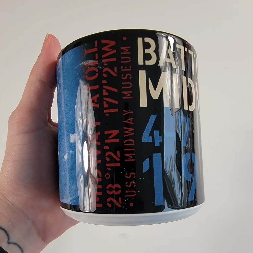 battle of midway Coffee Cup jumbo mug June 1942 history collector